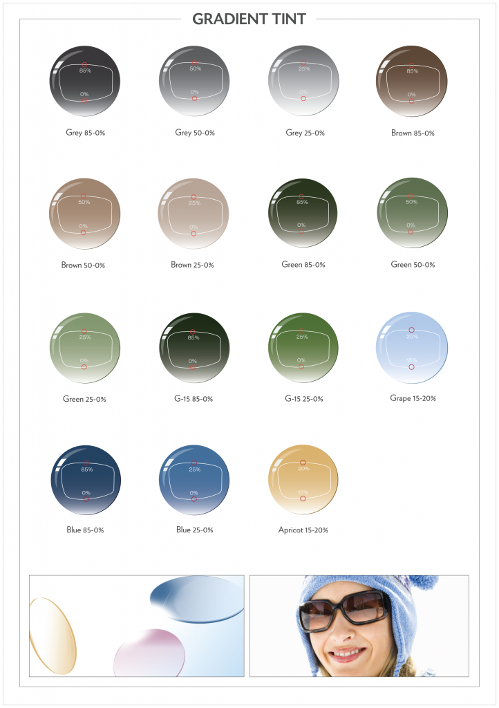 gradient tint eyeglasses